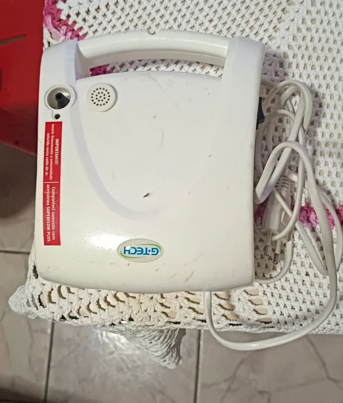 Vendo Inalador/Nebulizador G-TECH Superflow (compressor)