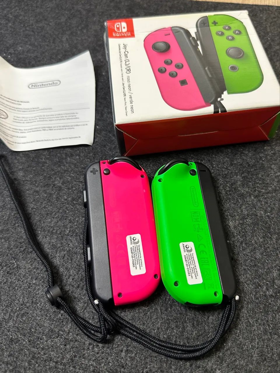 Joy-con Switch Verde e Rosa (Cosmo e Wanda) - Splatoon - Foto 2