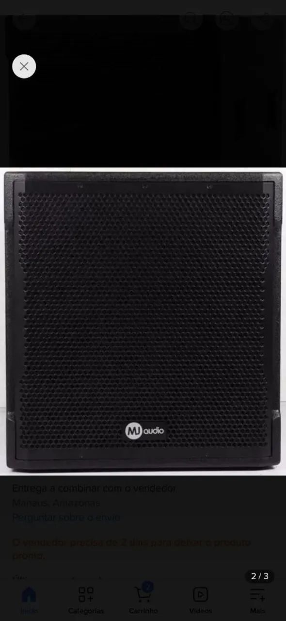 Caixa de som subwoofer Mj Áudio BW13-15WA - Foto 3