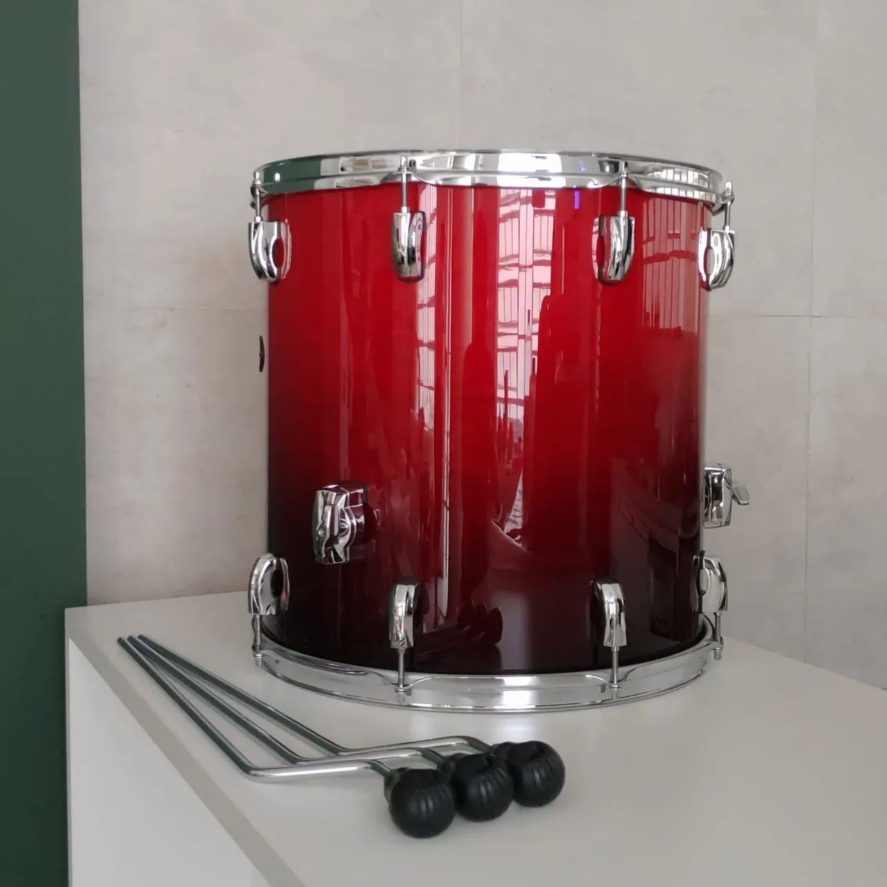 Surdo Pearl Vision Birch VBL, 16x16, Ruby Fade - Foto 3