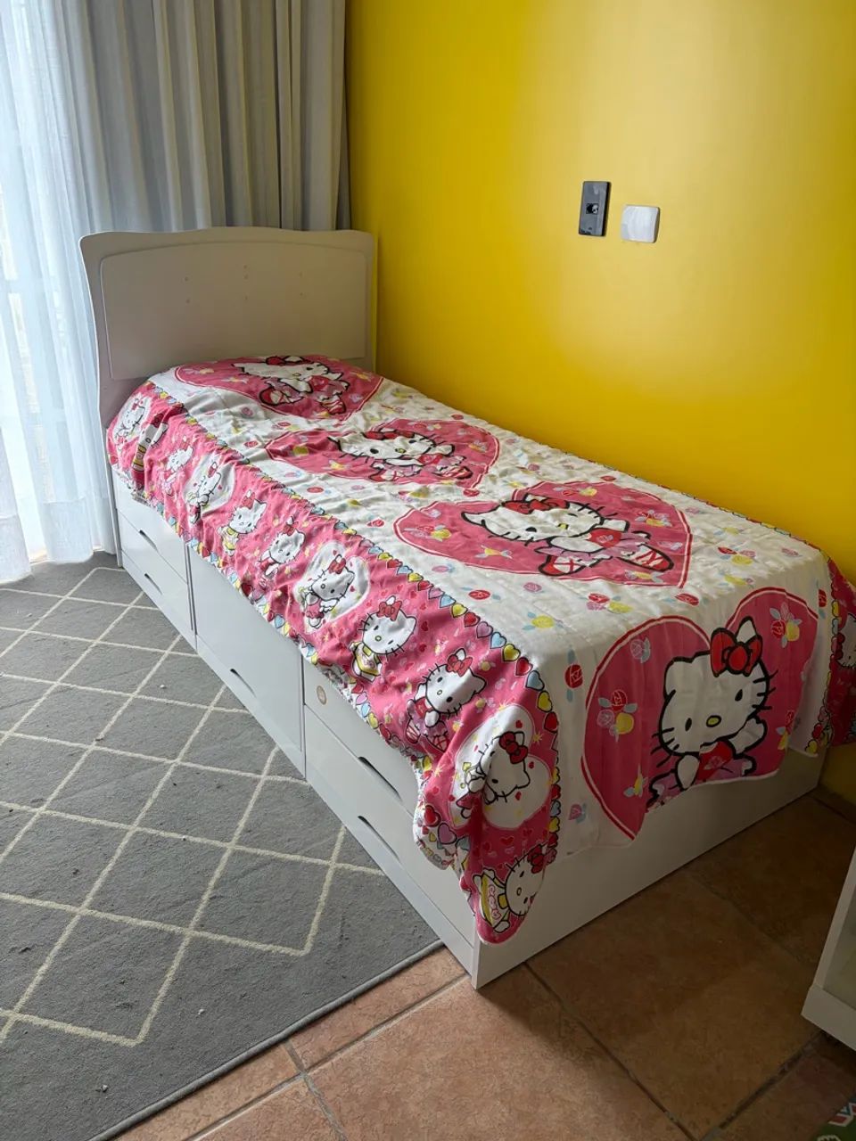 Cama solteiro com gavetas - Foto 3