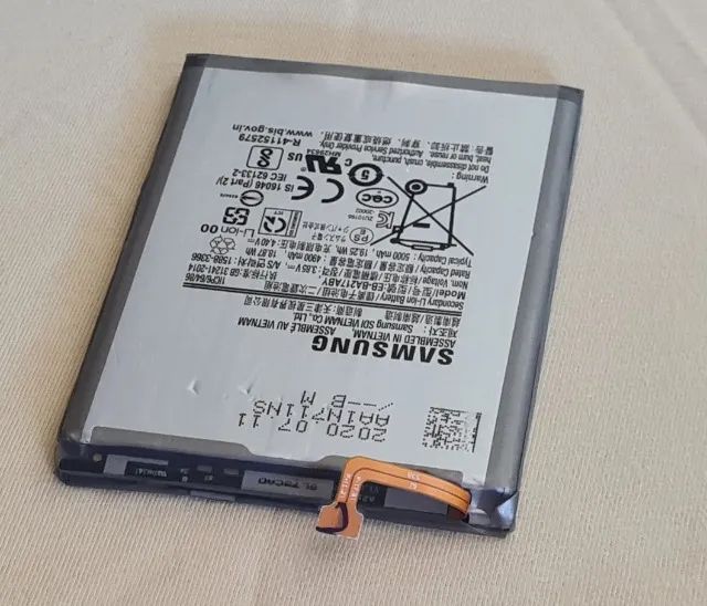 BATERIA SAMSUNG A21S EB-BA217ABY - ORIGINAL - RETIRADA - Foto 3