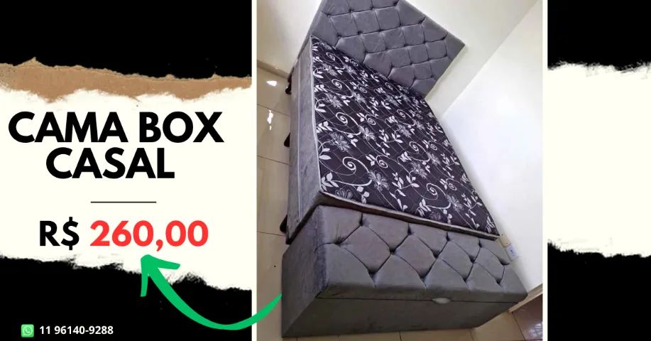 cama box casal (promoção)