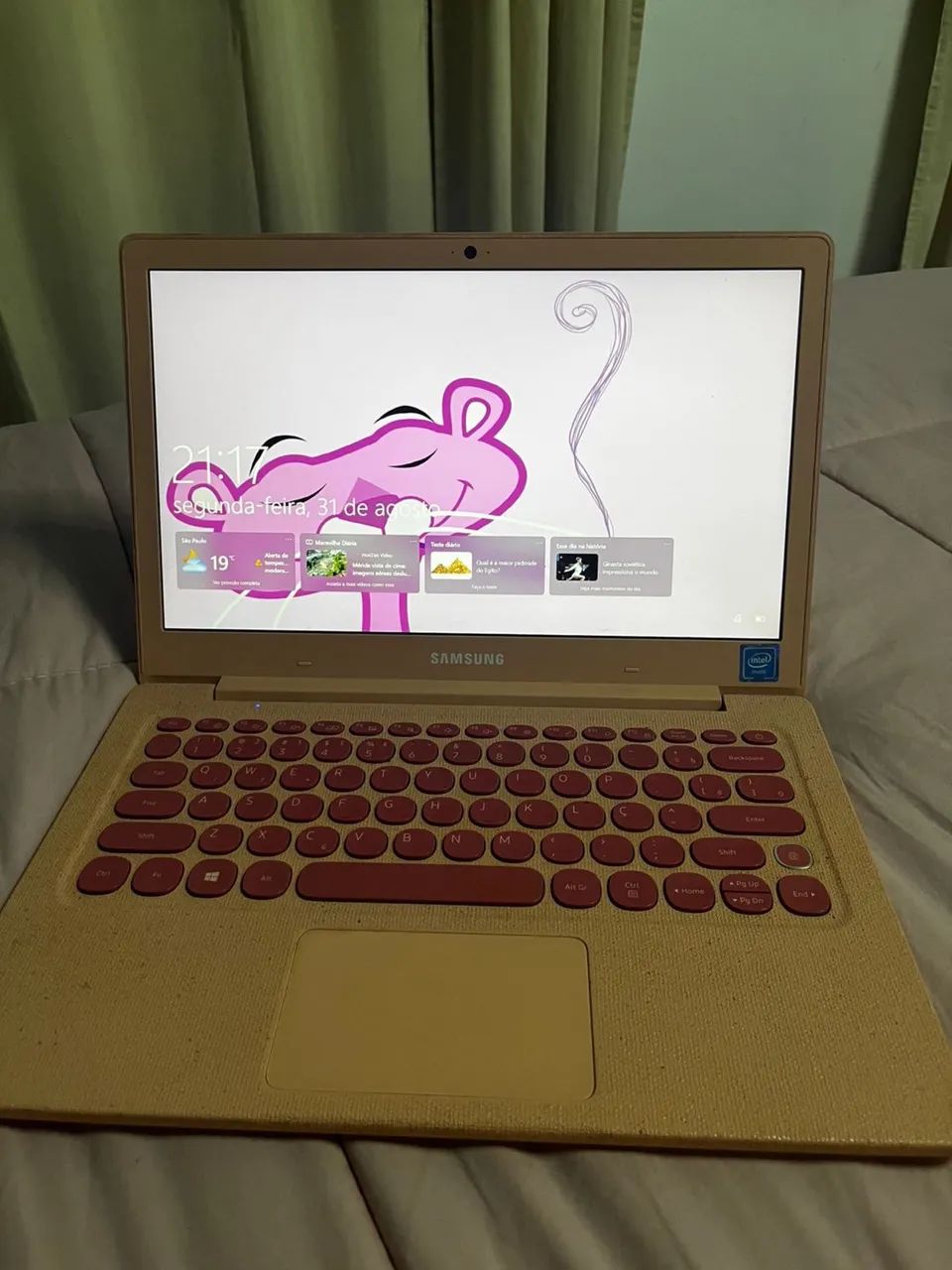 Notebook Samsung Flash F30 13.3" Rosa Windows 10 Intel Celeron 4GB/64GB - Foto 3