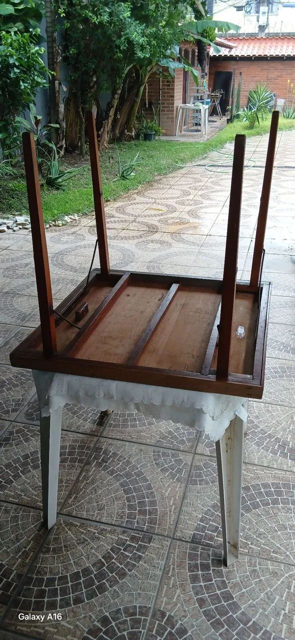 Mesa para carteado antiga - Foto 3