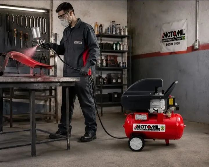 Compressor de ar MOTOMIL 24L para HOJE!! - Foto 4
