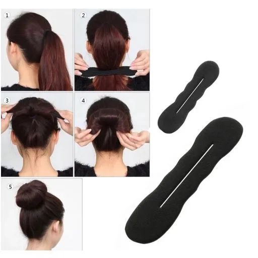 Acessório Para Coque Rápido Magic Bun Coque Rápido Cabelo,17 /22CM - Foto 4