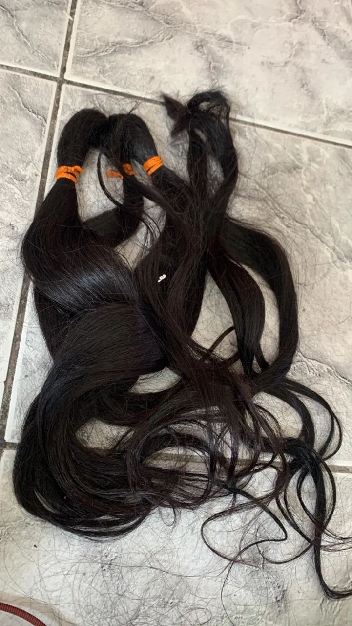 Cabelo humano 50 cm 