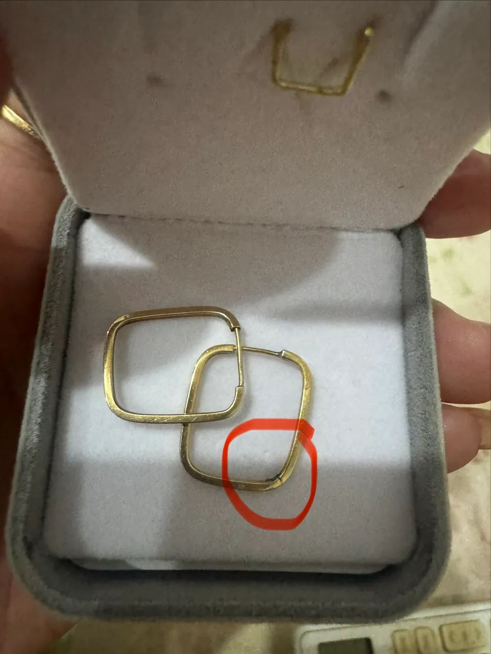 Par de brincos ouro 18k - Foto 3