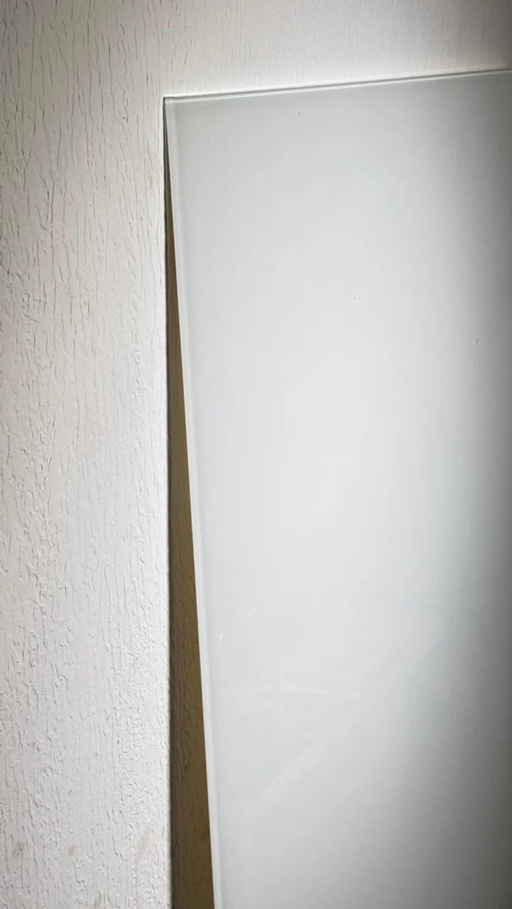TAMPO DE MESA DE VIDRO (branco gelo)  - Foto 2