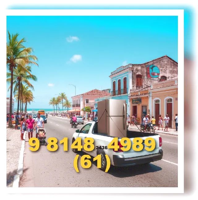 Frete na Asa Sul, Asa Norte, Sudoeste, Taguatinga, Jardim Botânico e Guará 9*9-8-1-5-6-7-8