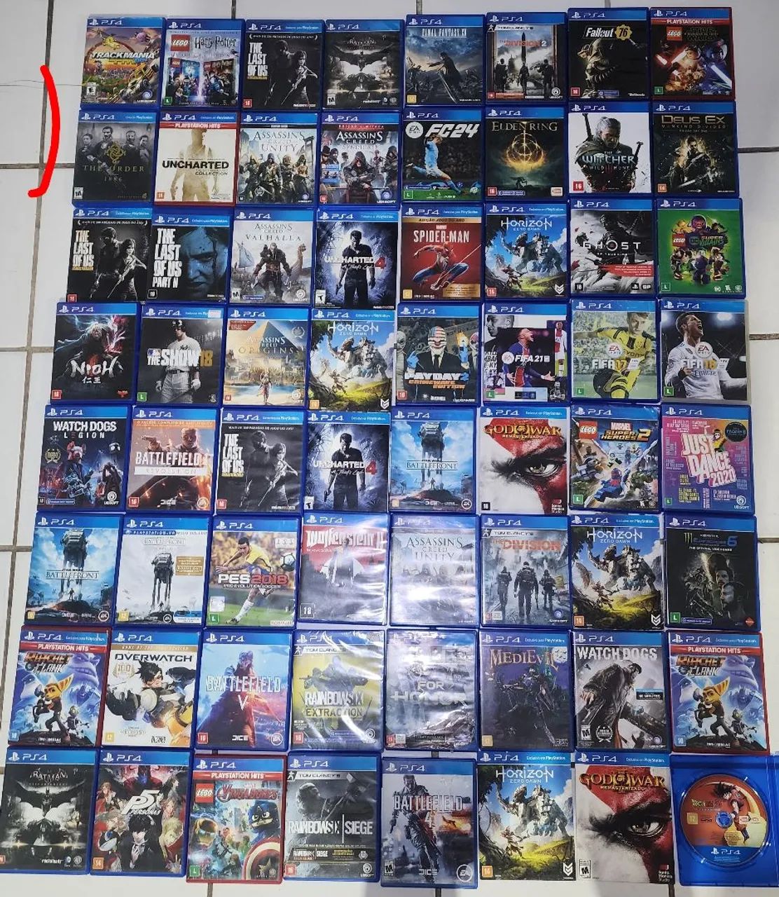 JOGOS - PS4(mídia física)