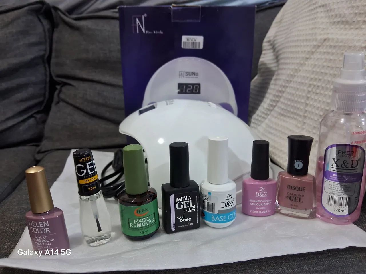 Secador de unhas de gel + esmaltes - Foto 2