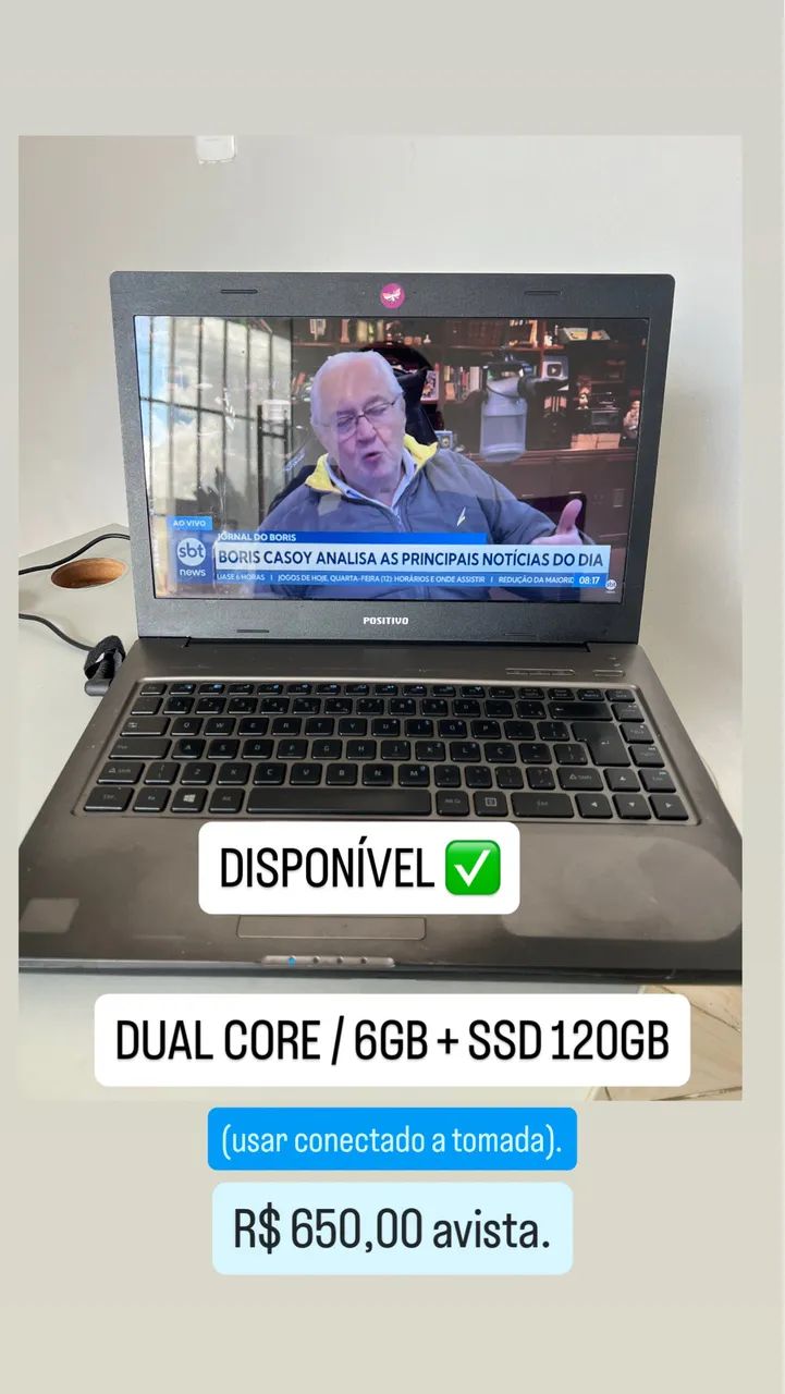 Notebook com 6GB de Memória SSD 120GB  - Foto 3