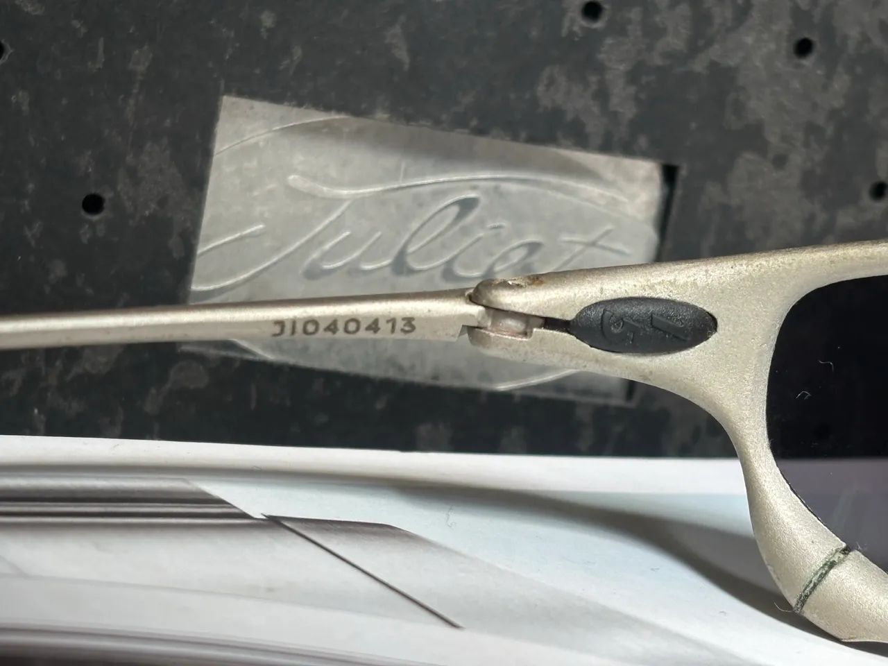 Oakley Juliet Plasma com caixa e manual - Foto 4