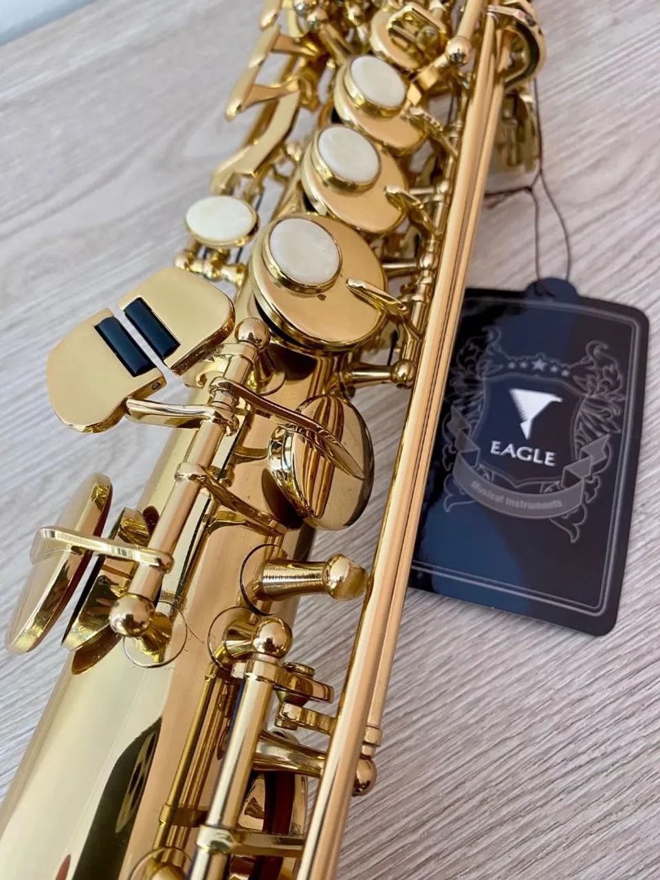 Sax Soprano Eagle (novo) SP512L - Foto 4