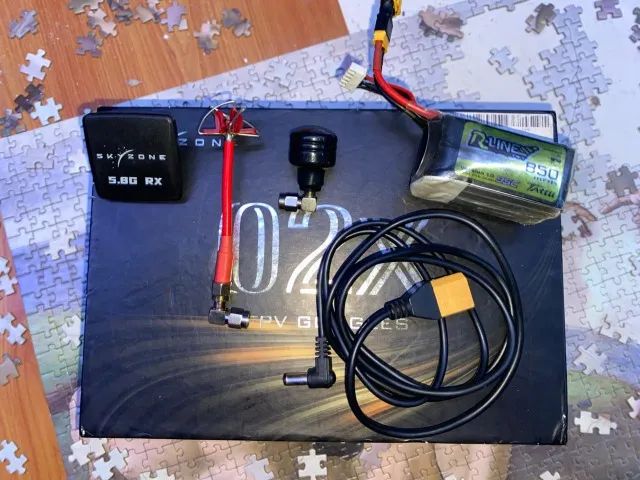 Óculos FPV Skyzone 02X + Antenas - Foto 2