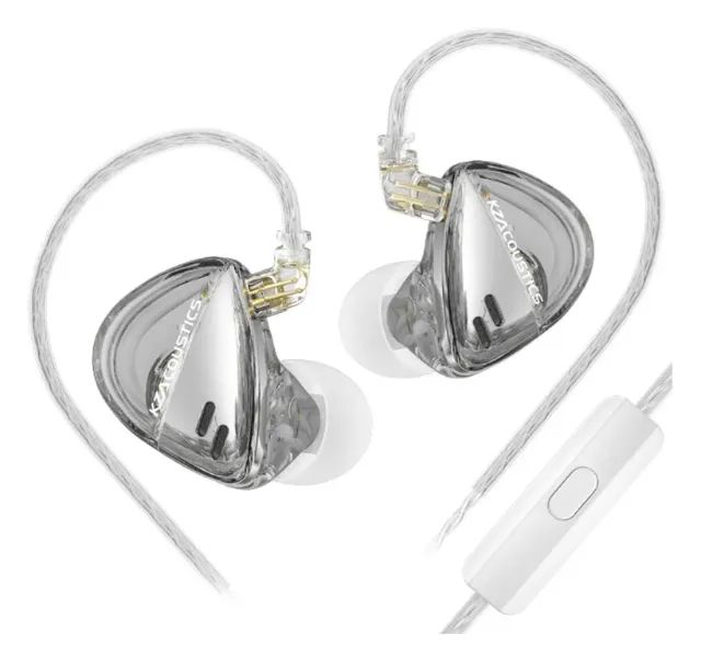 Fone De Ouvido Dinâmico Kz Libra X Version Com Microfone