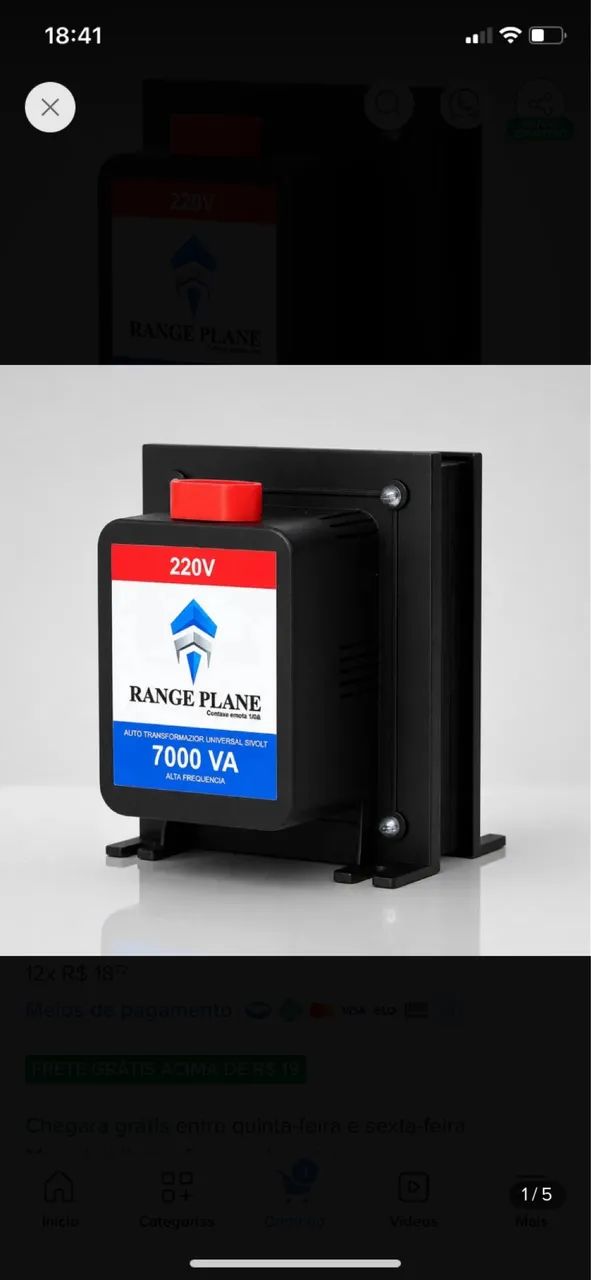 Transformador 7000v novinho 
