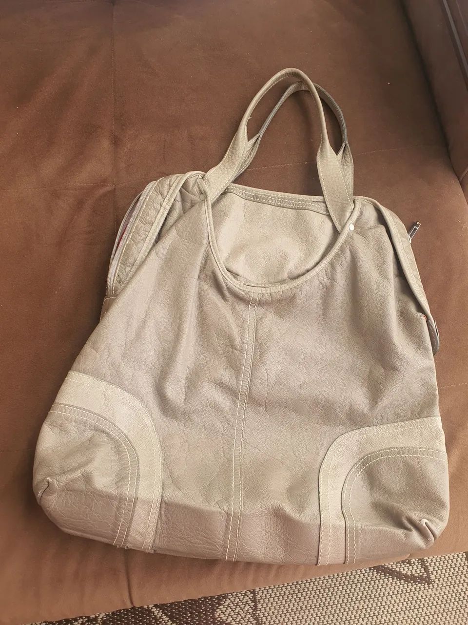 Bolsa couro legítimo 