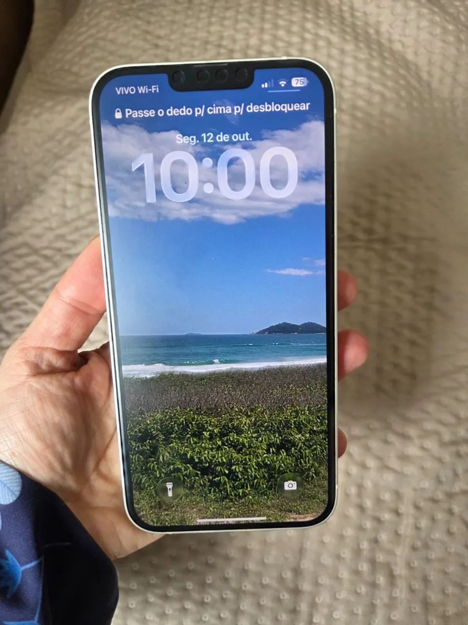 Celular iPhone 14 Plus 256 g - única dona, perfeito. - Foto 2