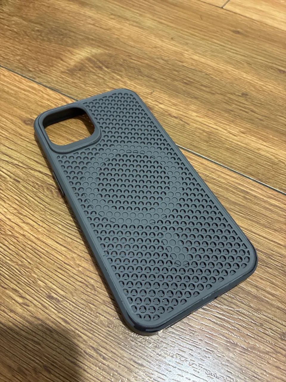 Capinha de Celular cinza para iPhone 13 
