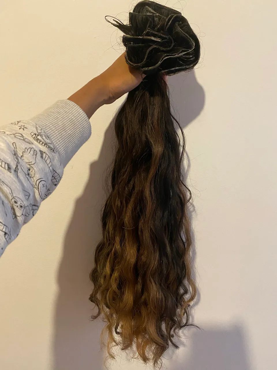Cabelo humano 55cm  - Foto 3