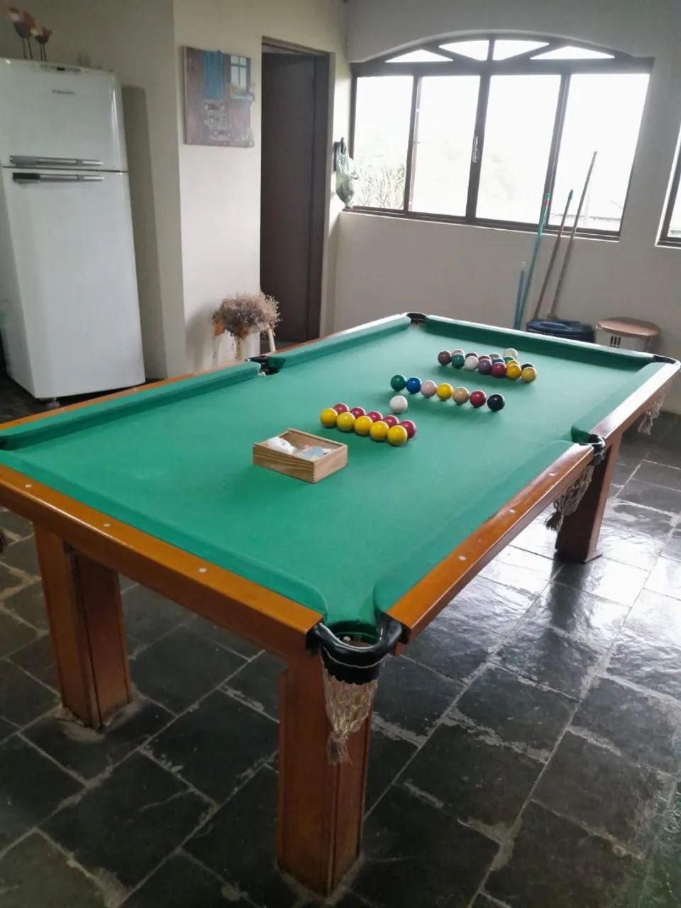 Mesa de Sinuca semi nova Único Dono - Foto 4