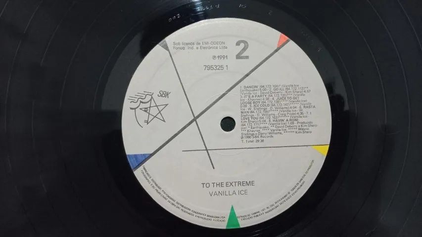 LP Vanilla Ice - To The Extreme (1990) - Foto 4