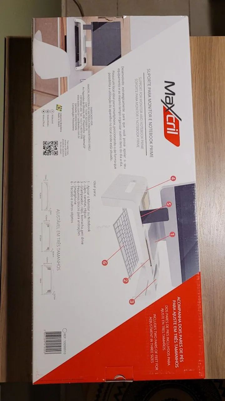 suporte para monitor e notebook maxcril - Foto 4