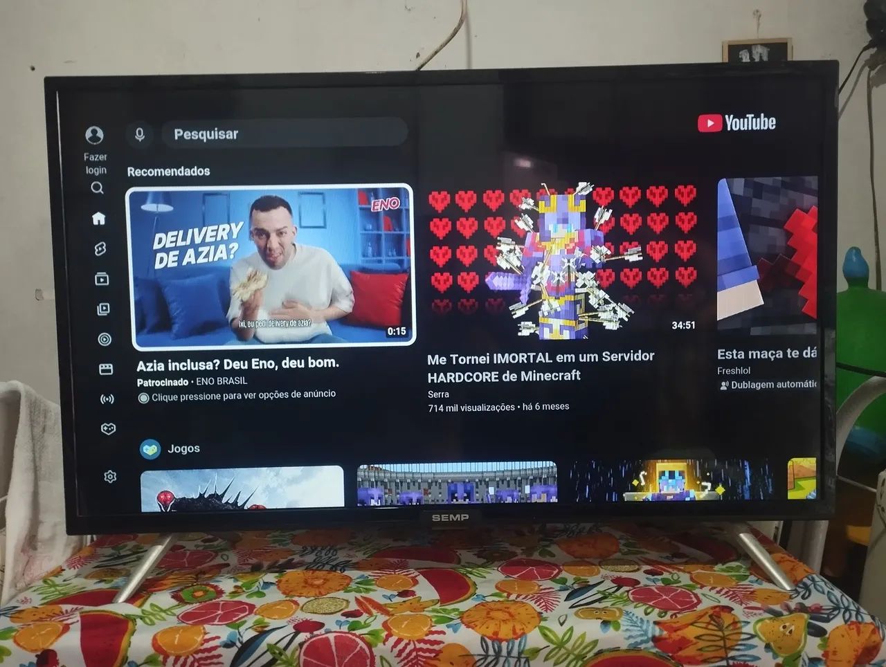Tv TCL  Android de 32 polegadas semi nova completa com bluetooth  - Foto 4