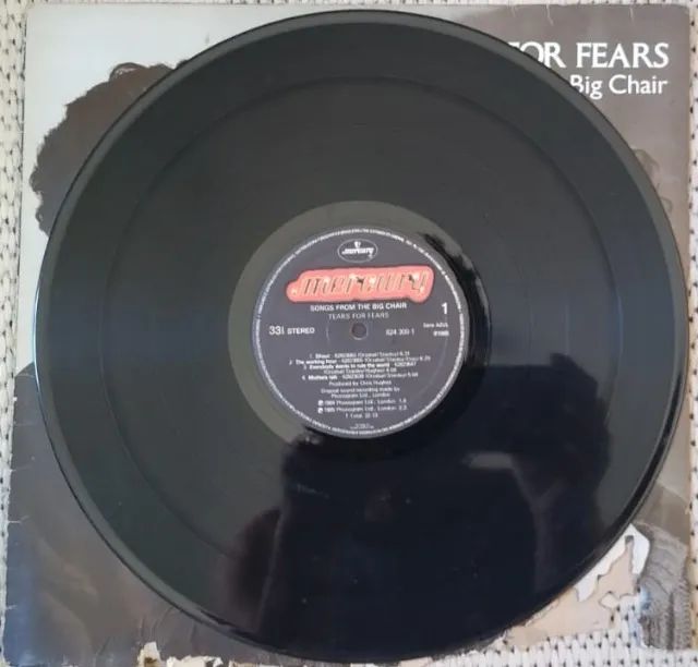 LP TEARS FOR FEARS - Songs From The Big Chair - Foto 3
