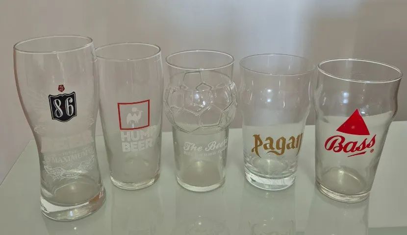 5 Copos de Cerveja