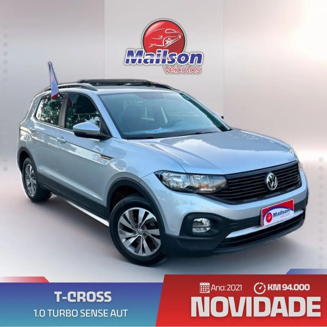 Volkswagen T-Cross T-Cross Comfor. 200 TSI 1.0 Flex 5p Aut. 2021