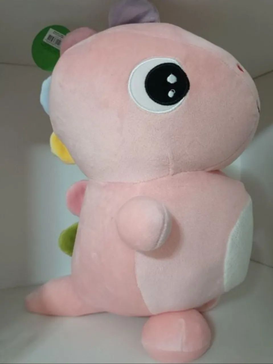 Dinossauro de Pelúcia Rosa