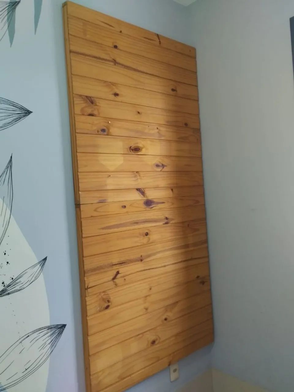 Painel ripado. Decoração e cenário 