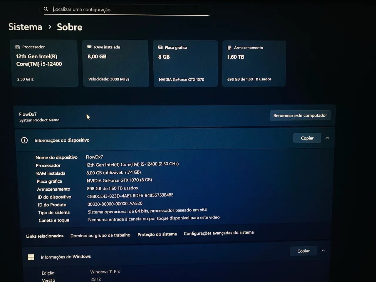 Pc gamer + monitor 
