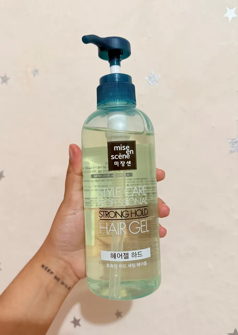 Gel fixador de cabelo coreano Mise en scene 500ml