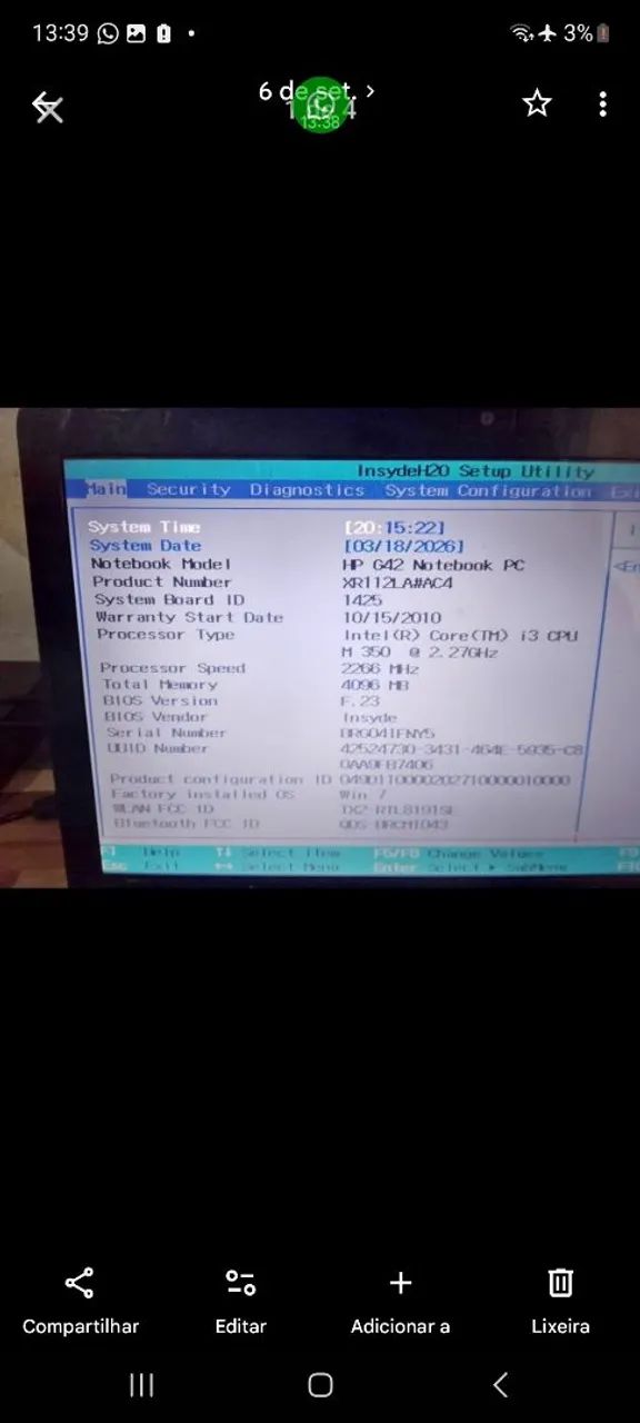 Notebook i3 4 de ram HD 500 - Foto 4