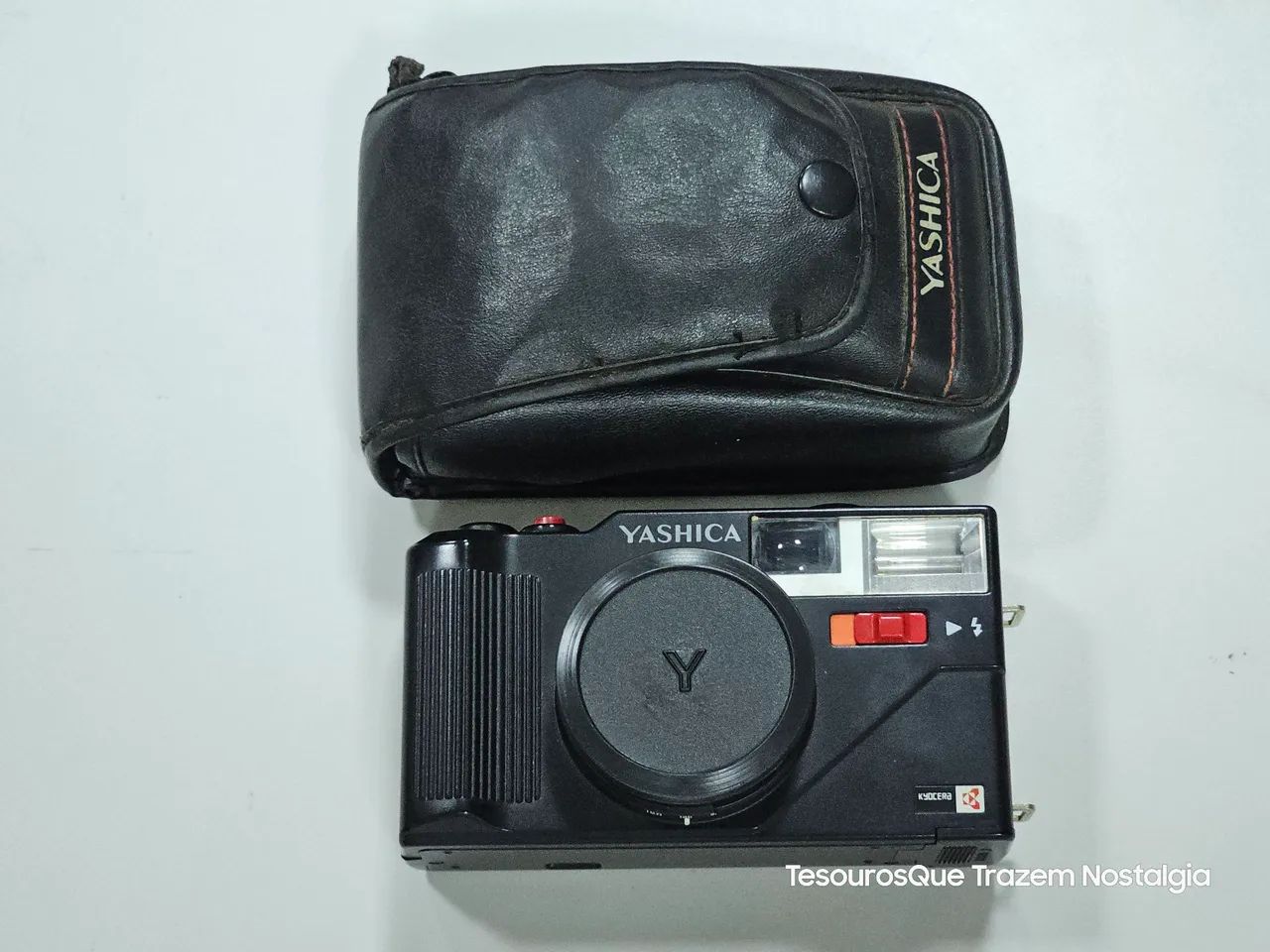 Câmera Analógica Yashica MF-3 SUPER Preta com Capa - Câmeras e