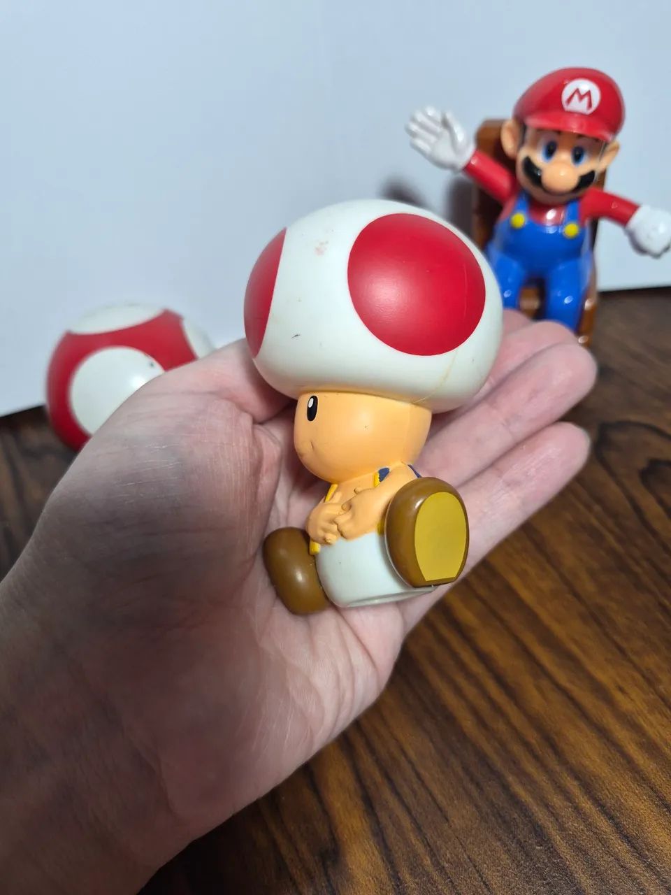 Brinquedos McDonald's Mc Mario Bros Nintendo e Cogumelo - Foto 4