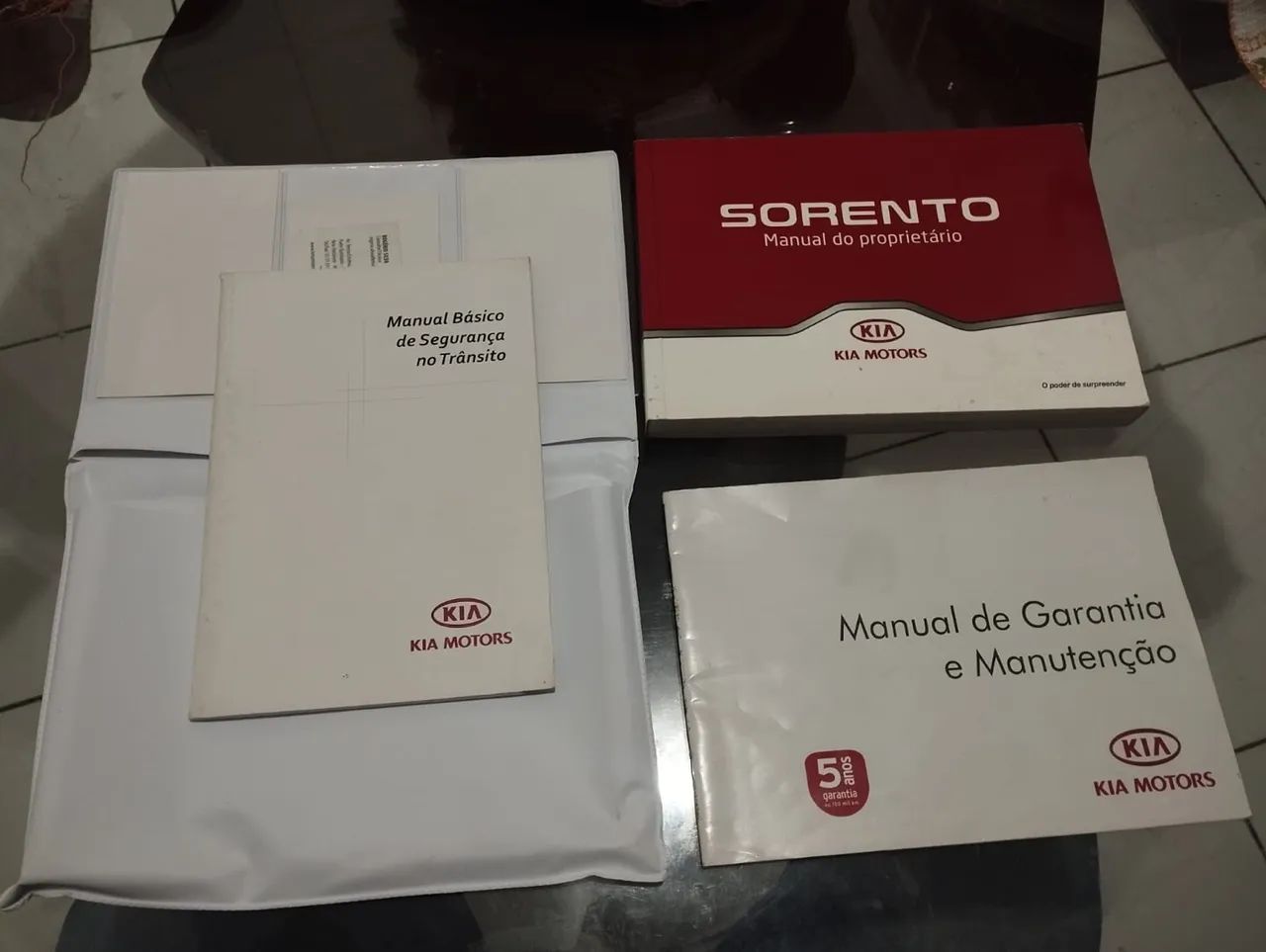 Manual do proprietário kia Soremto