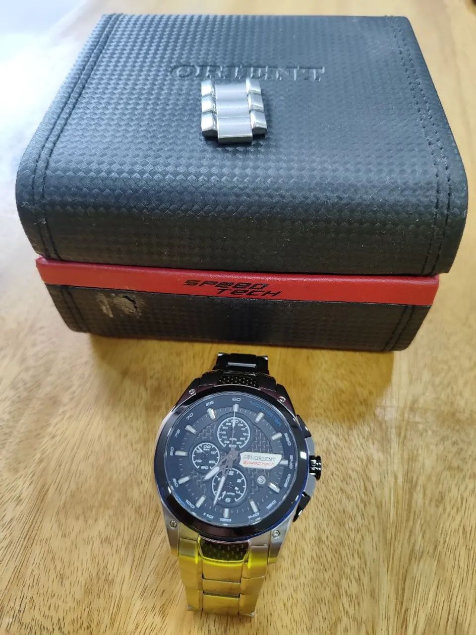 Relógio Masculino Orient SpeedTech MBSSC112 P1SX - Foto 3