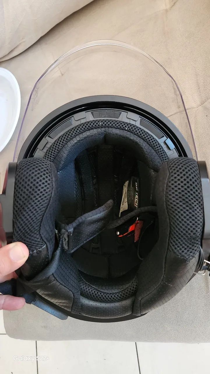 Capacete gptech aberto - Foto 4