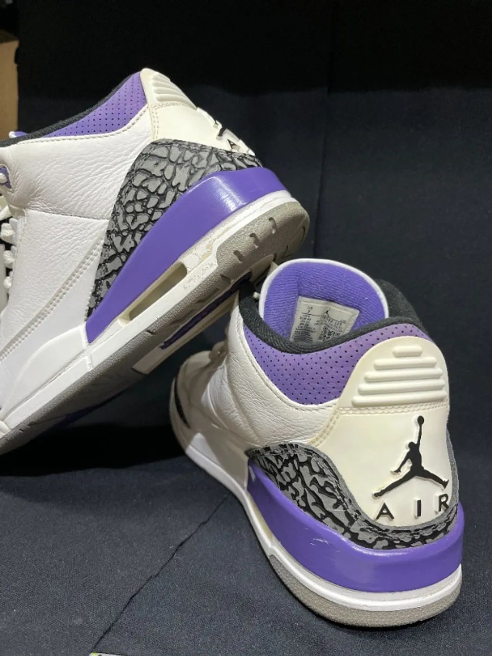 Tênis Air Jordan 3 Dark Iris  - Foto 5
