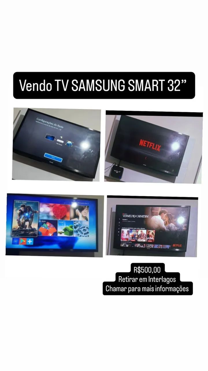 Televisão Samsung SMART 32 polegadas 
