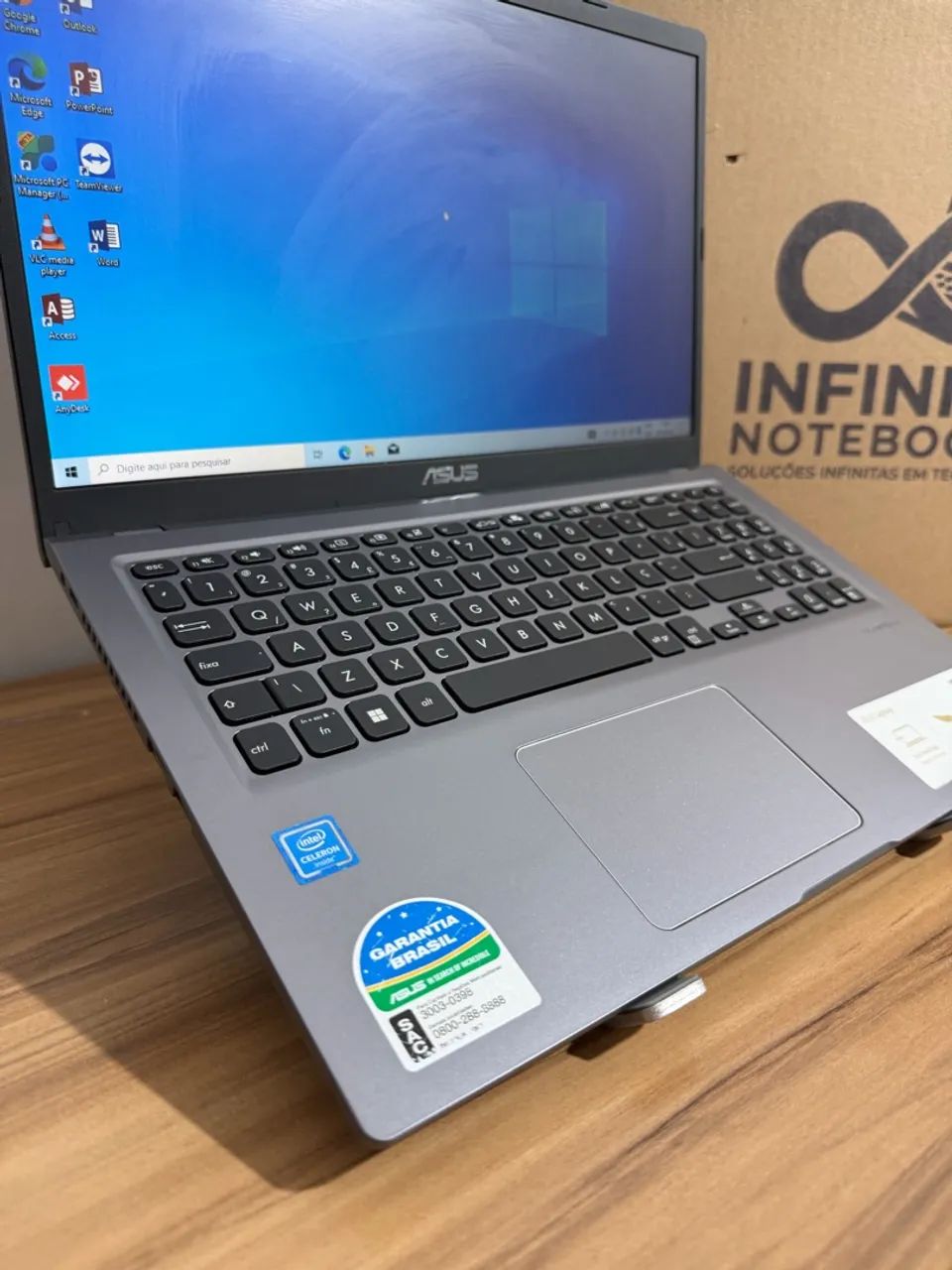 NOTEBOOK DUAL CORE, 8GB RAM, SSD 128GB + SCORPION DE BRINDE - Foto 4