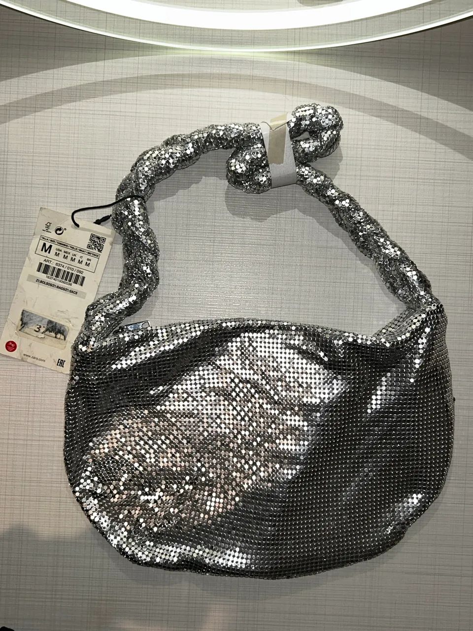 Bolsa Zara Brilho Nova - Foto 2