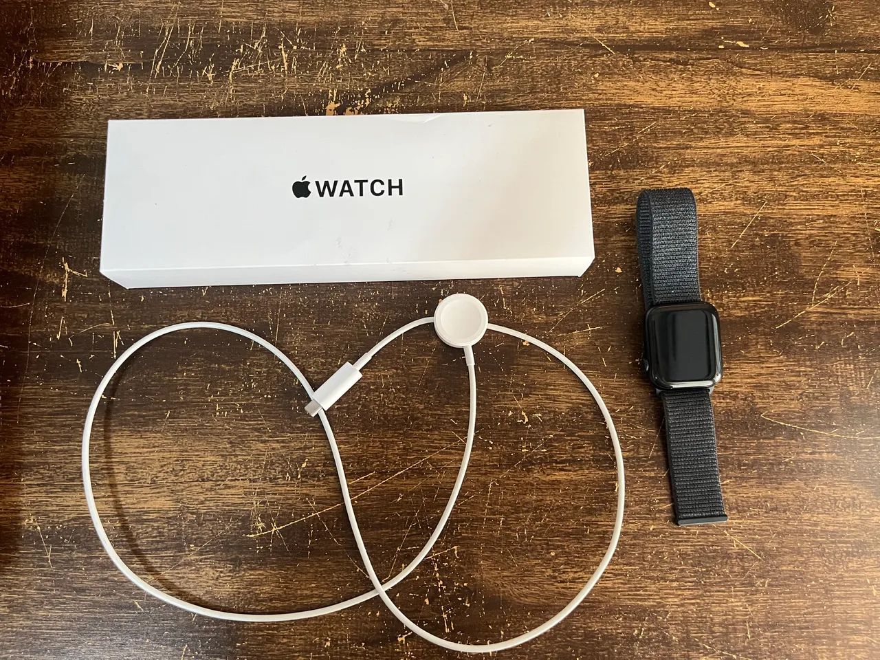Apple Watch SE (2ª Gen) 44mm GPS - Bateria 100% - Caixa e Cabo - Foto 4