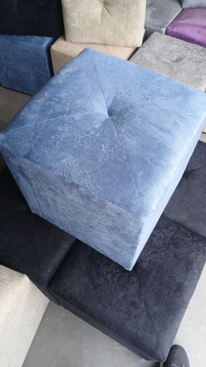 Puff Modular  sued amassado - PREÇO DE FÁBRICA - Foto 5